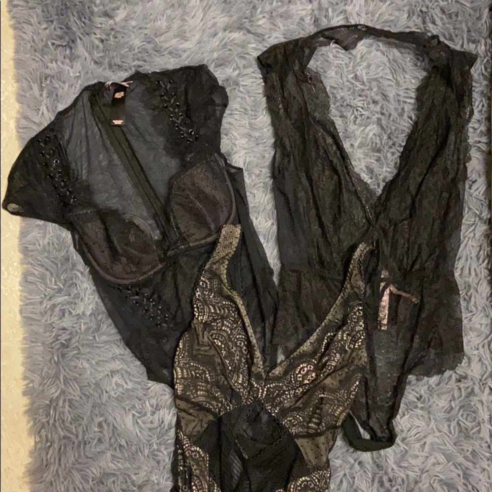 3 Victoria Secret bodysuits (NEW!)